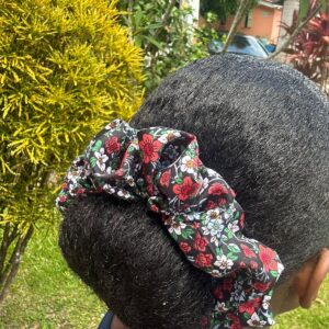 LARGE FLORAL SCRUNCHIES